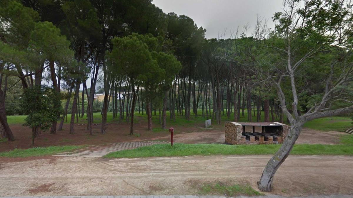 El parc de l'Àvia Jovita, lloc on van passar els fets, en una imatge d'arxiu.
