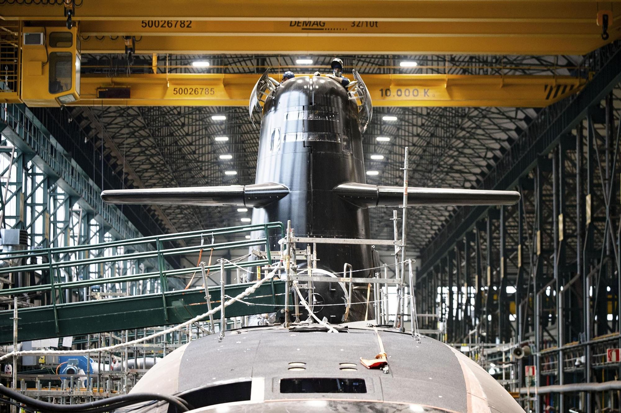 La construcción del submarino S-81 paso a paso, hasta la recepción de la Armada en Cartagena