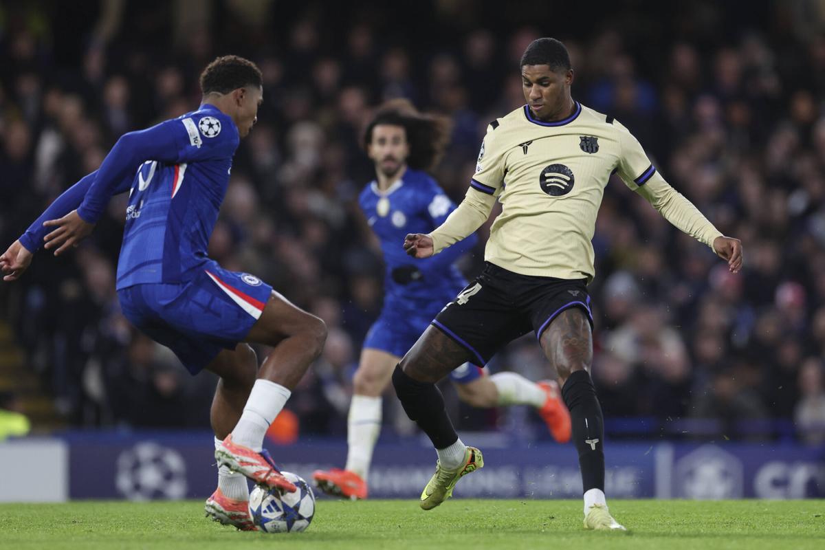 Marcus Rashford, en Stamford Bridge