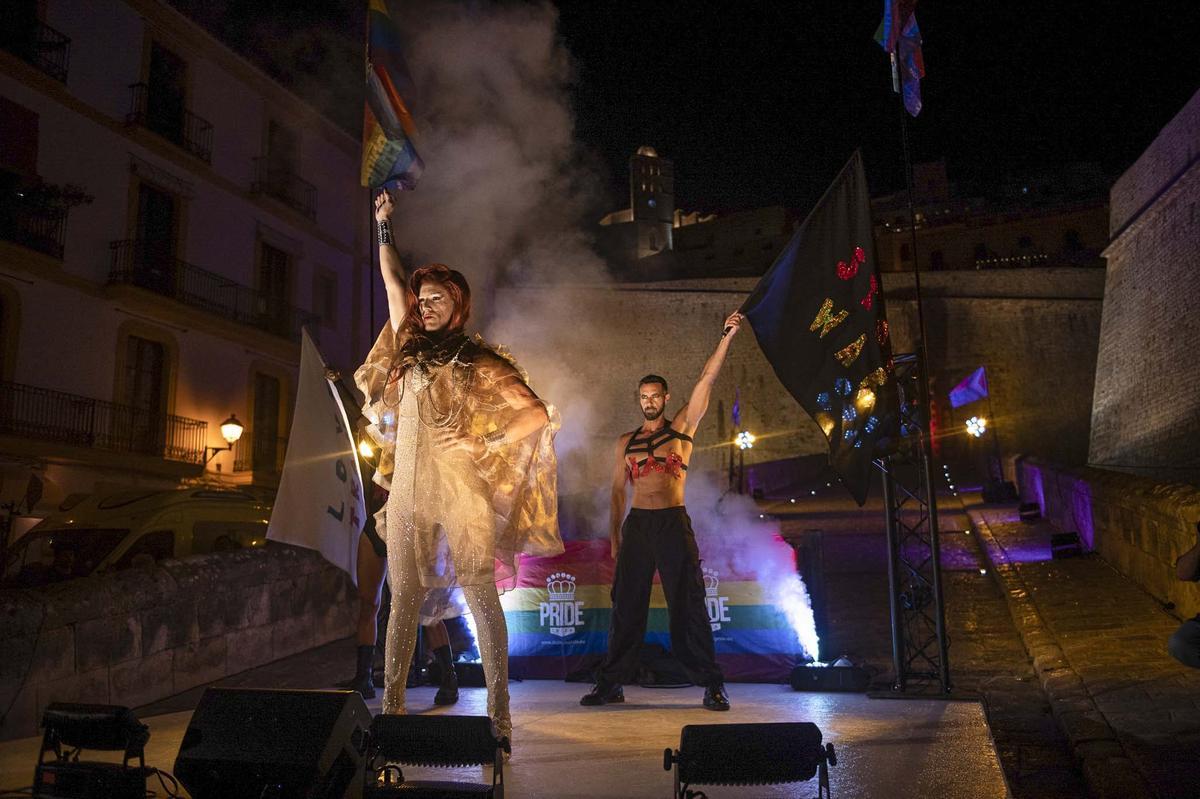 Imágenes del pregón del Ibiza Pride en Dalt Vila