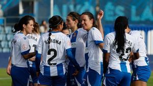 El RCD Espanyol femenino, en su lucha por el ascenso a la Liga F