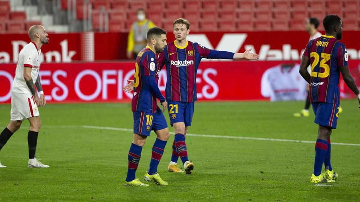 El 1x1 del Barça ante el Sevilla