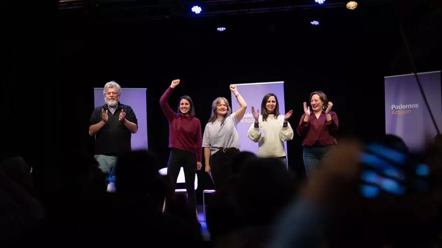 VÍDEO | Mitin de Podemos en Zaragoza con la presencia de Irene Montero