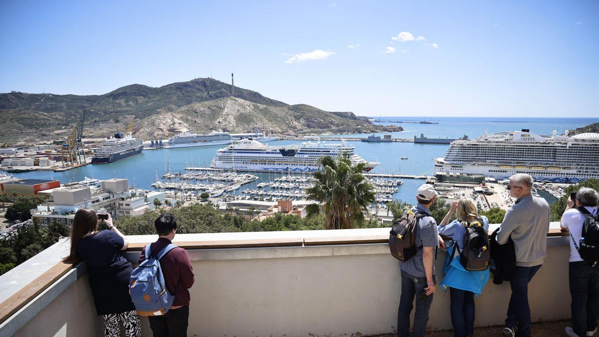 Escala de cruceros en Cartagena en una imagen de archivo