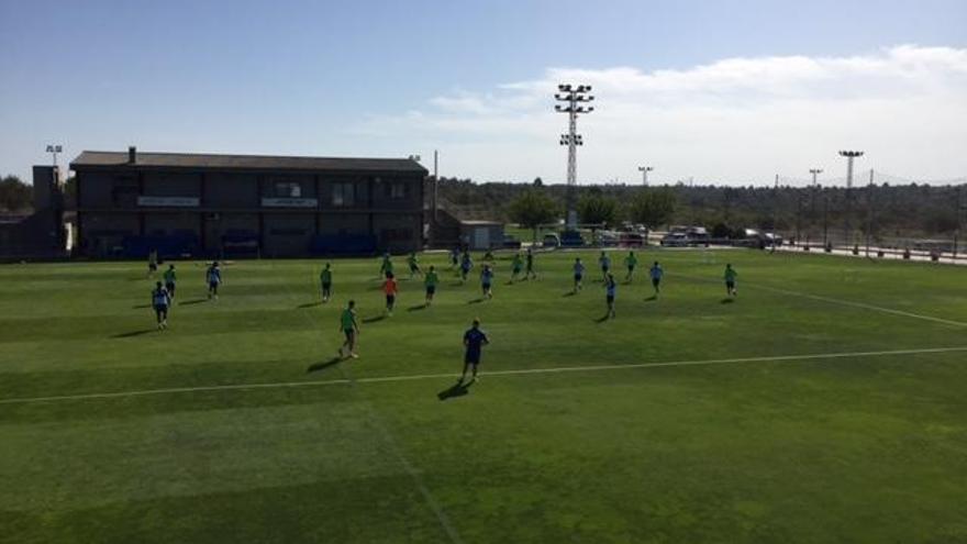 Entrenamiento de hoy del Levante UD.