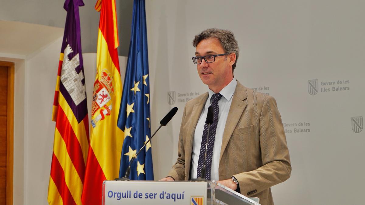 El portavoz del Govern, Antoni Costa, tras el Consell de Govern celebrado esta mañana