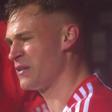 La cara de Kimmich al ser sustituido ante el Bochum