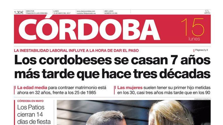 La portada de CÓRDOBA