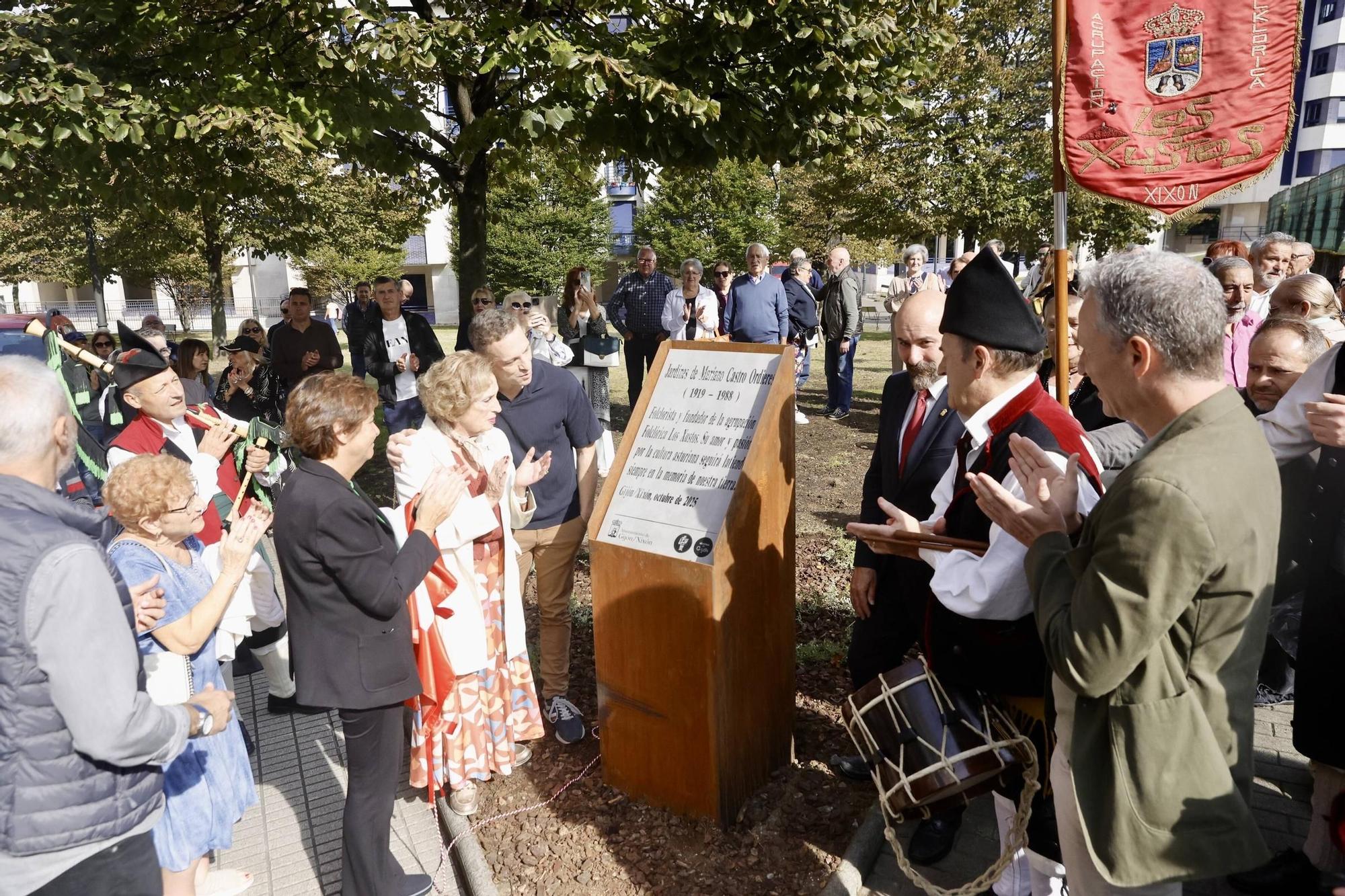 Los nuevos jardines de Mariano Castro Ordieres en Gijón, "símbolo de la tradición compartida" (en imágenes)