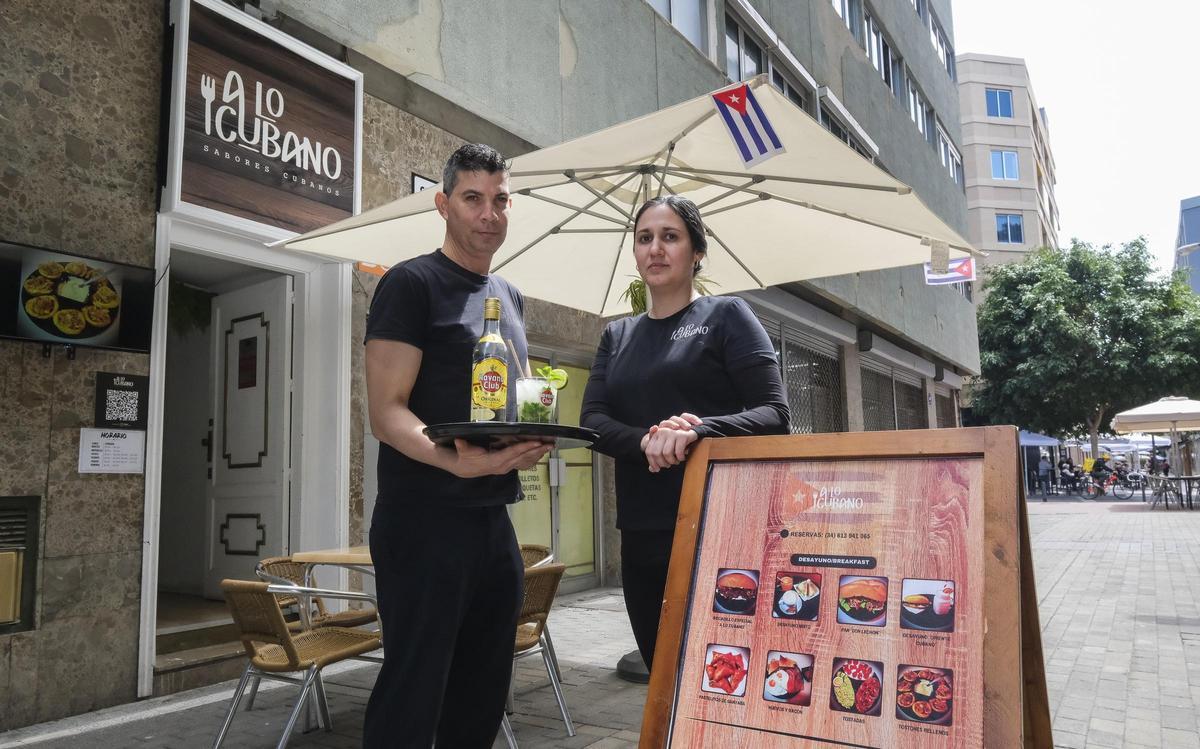 Rajiv Felipe Ross y Mari Santana, dueños de 'A lo cubano'.