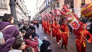 Música y colores en Zaragoza para celebrar el Año Nuevo Chino: "El próximo desfile lo veremos en el país de origen"