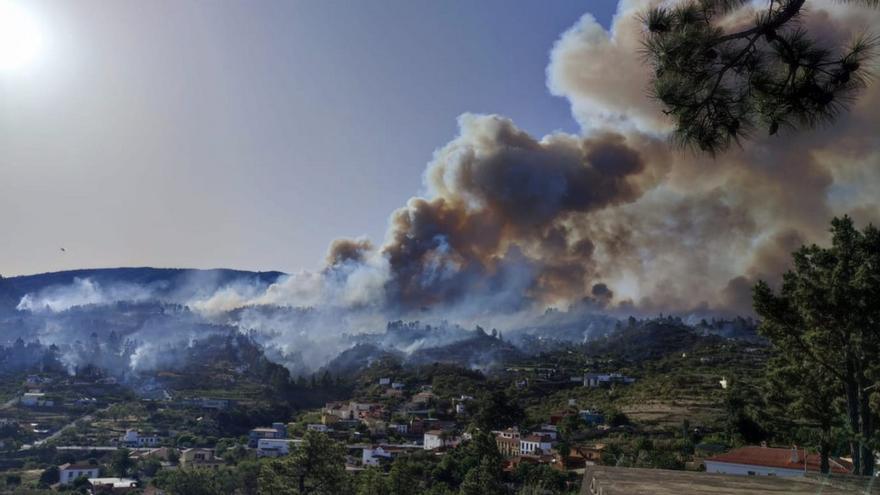 El incendio de La Palma, en imágenes