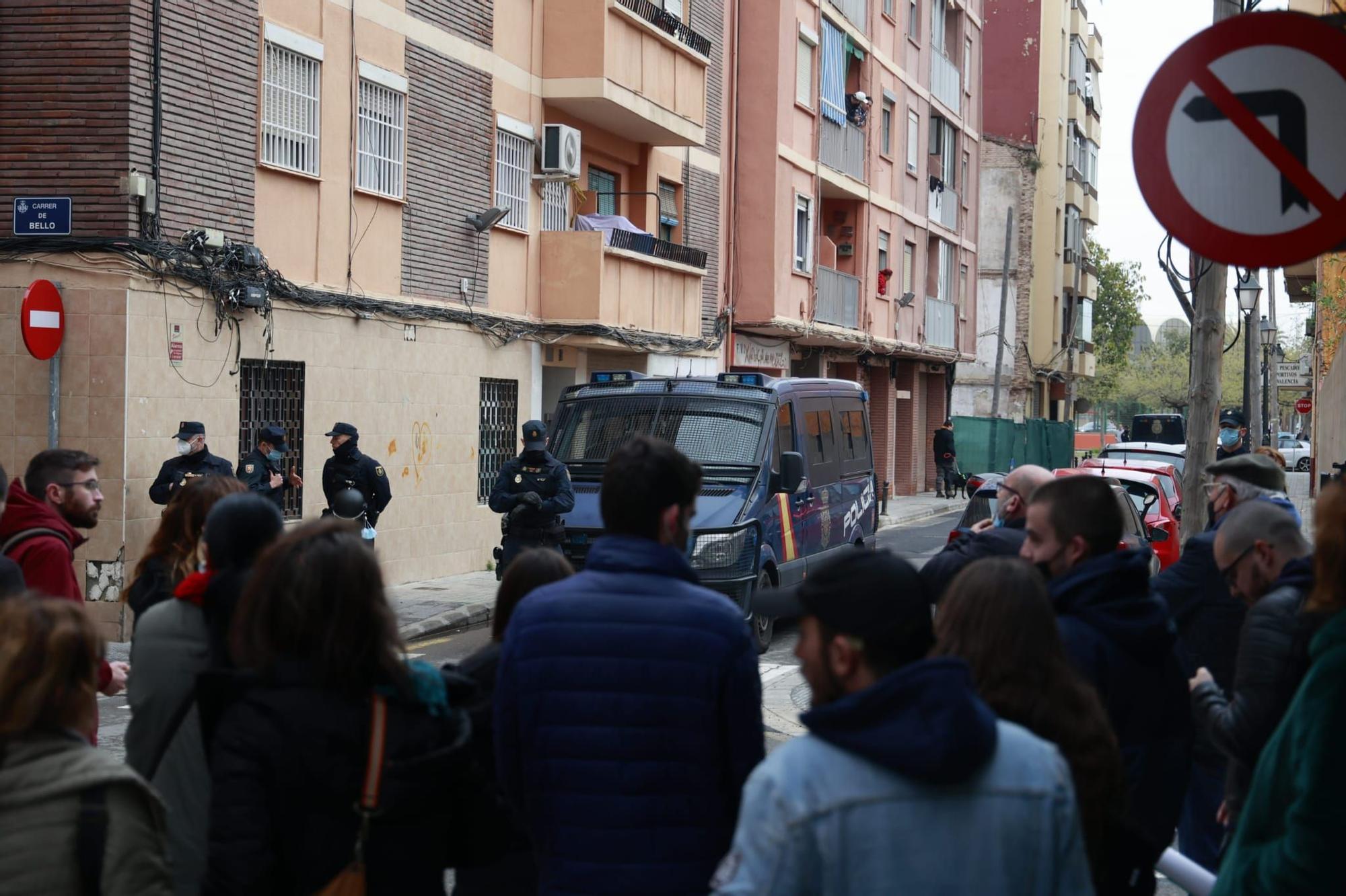 Desahucio de una anciana de 87 años en el Cabanyal