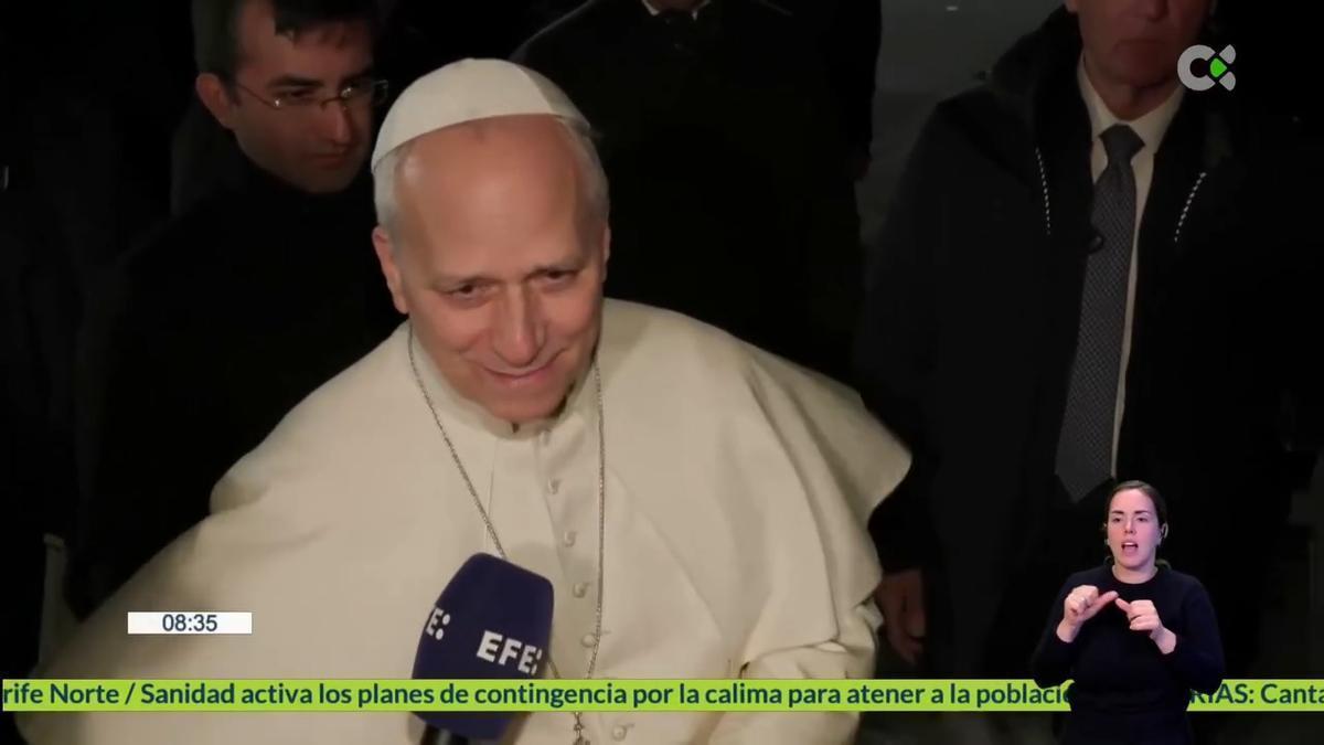El papa León XIV habla sobre su inminente viaje a Canarias