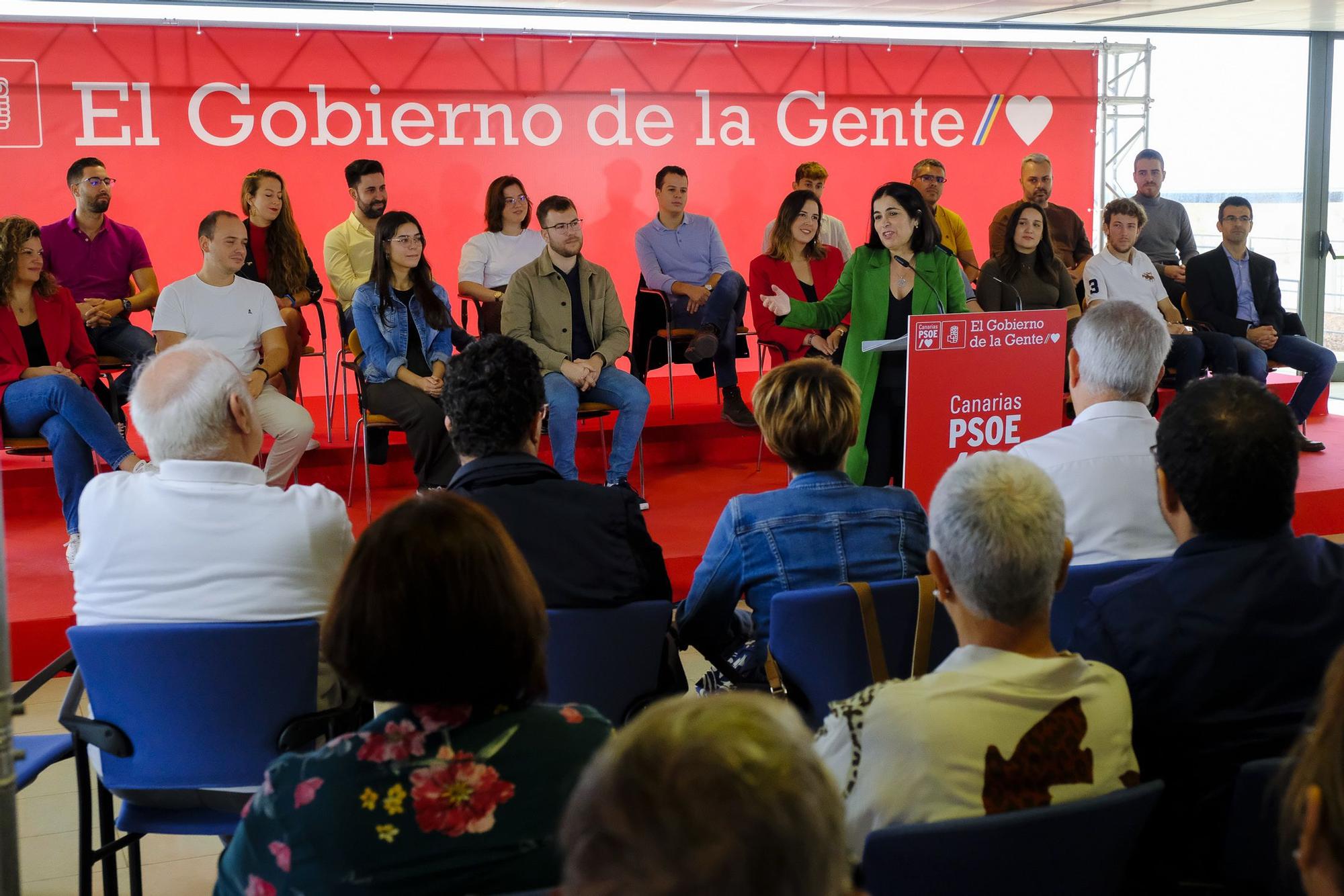 Carolina Darias presenta su candidatura a la alcaldía de la capital grancanaria