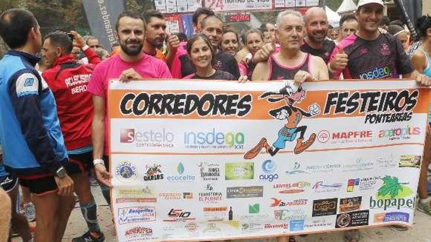Corredores Festeiros anuncian su prueba en Castrelos. // Alba Villar