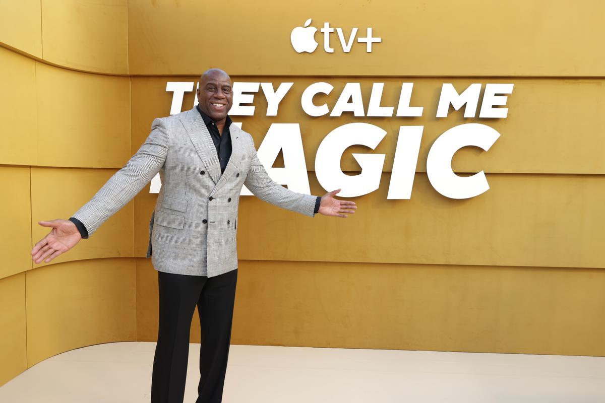 Magic Johnson presenta la seva docusèrie: «Havia d’explicar la meva història» Magic Johnson presenta la seva docusèrie: «Havia d’explicar la meva història»