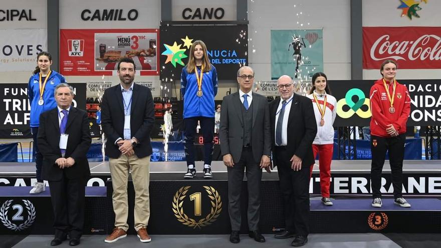Histórico bronce de la cacereña Aurora Binder en los Campeonatos Mediterráneos