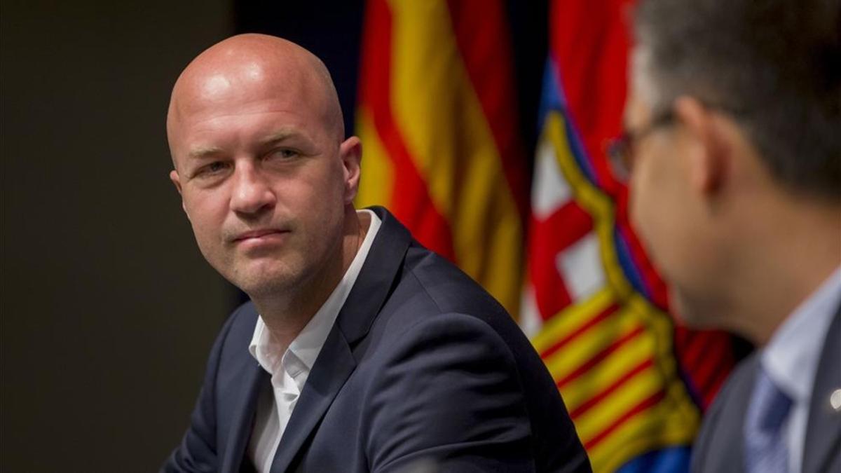 Jordi Cruyff y Bartomeu, juntos