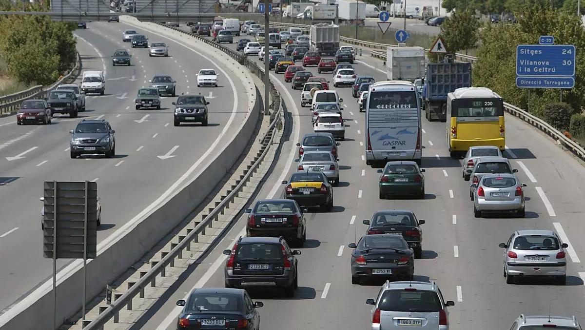 C-32 direcció Garraf.