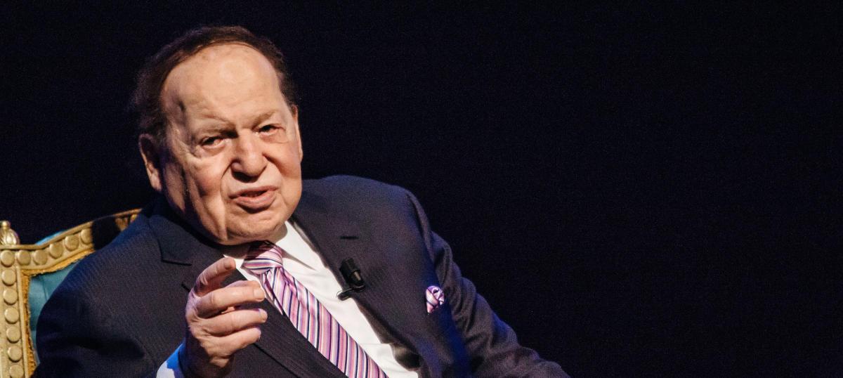 El magnate de los casinos Sheldon Adelson.