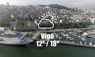 El tiempo en Vigo: previsión meteorológica para hoy, domingo 26 de mayo