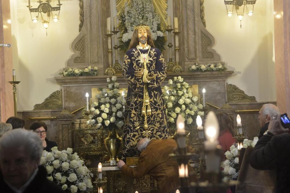 Besapié del Cristo de Medinaceli en Cartagena