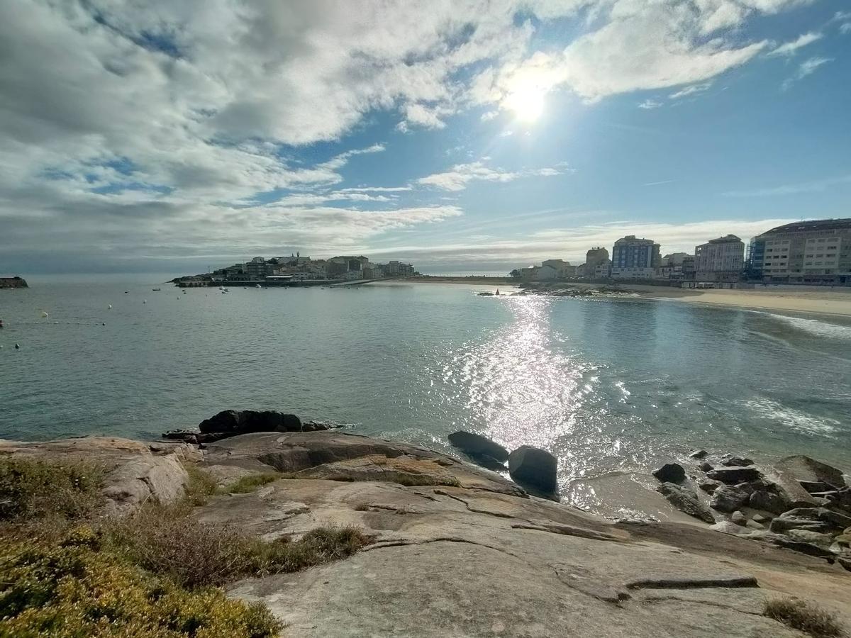 San Cibrao, pueblo marinero en la ruta.