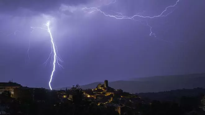 Fotogalería | Tormentas y rayos en Hervás este pasado domingo