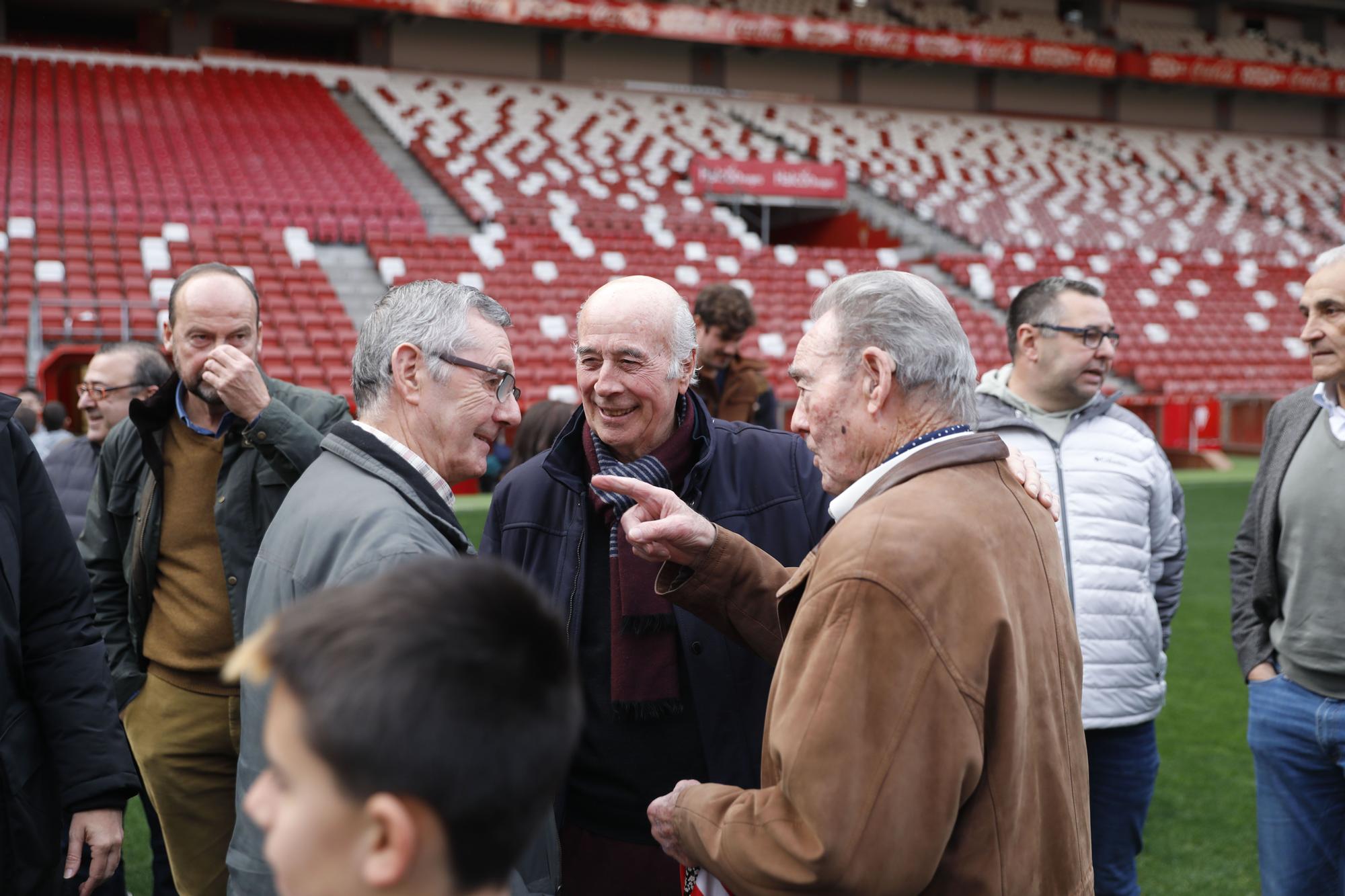 El homenaje del Sporting a Prendes, en imágenes