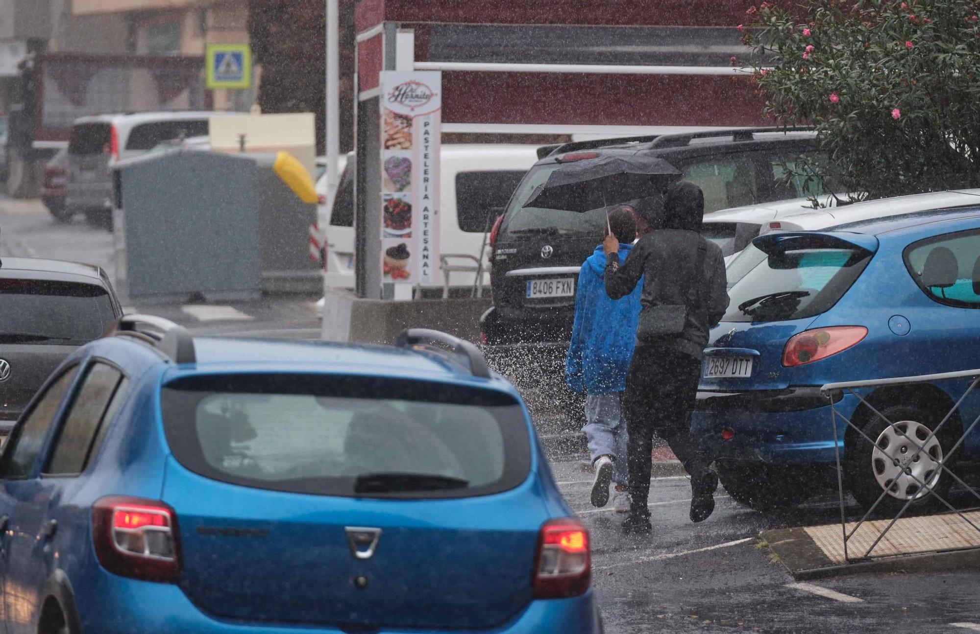 Día de lluvia en Valle San Lorenzo (Tenerife)