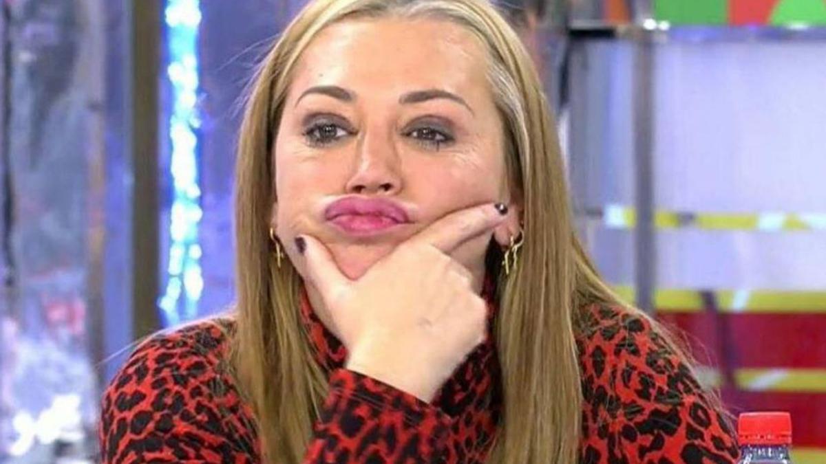 Belén Esteban al l’espai «Sálvame» de Telecinco.  | MEDIASET