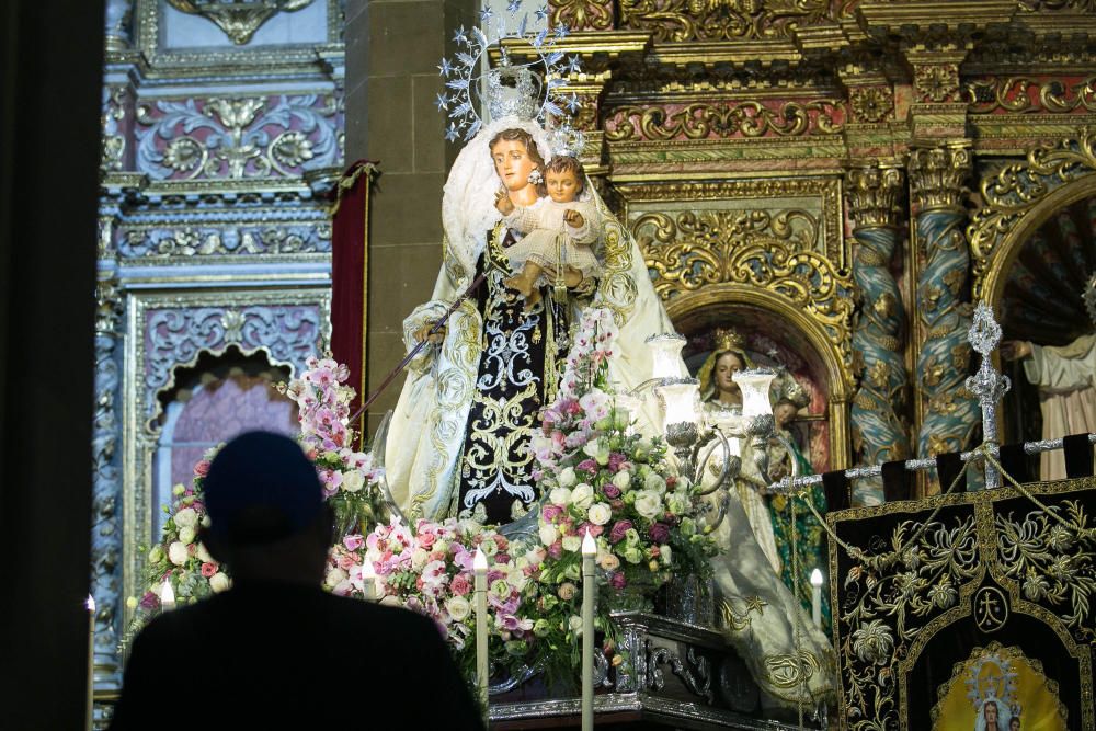Celebración de la fiesta de la Virgen de El Carmen