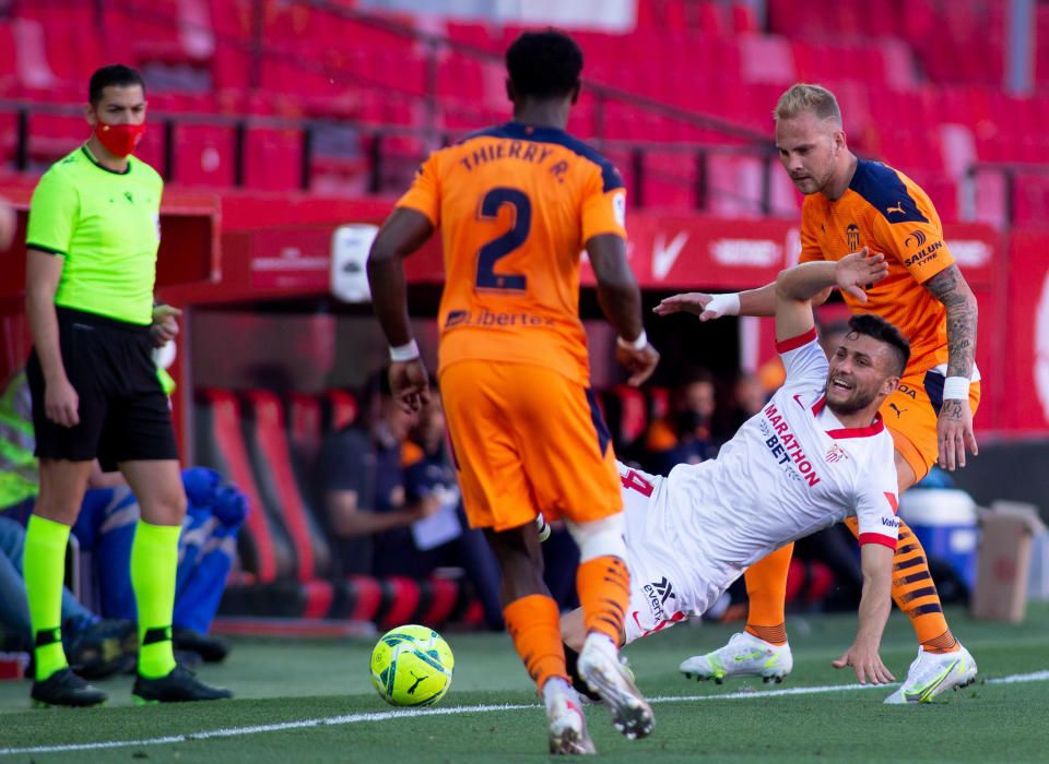 Sevilla - Valencia, en imágenes