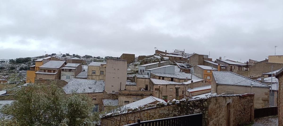 GALERÍA | La nieve cubre los pueblos de Sayago