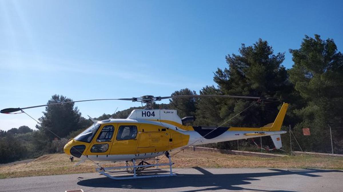 Nuevo helicóptero contra incendios en Ibiza