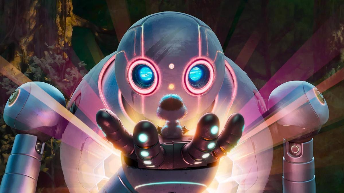 Un fotograma de 'Robot salvaje'.
