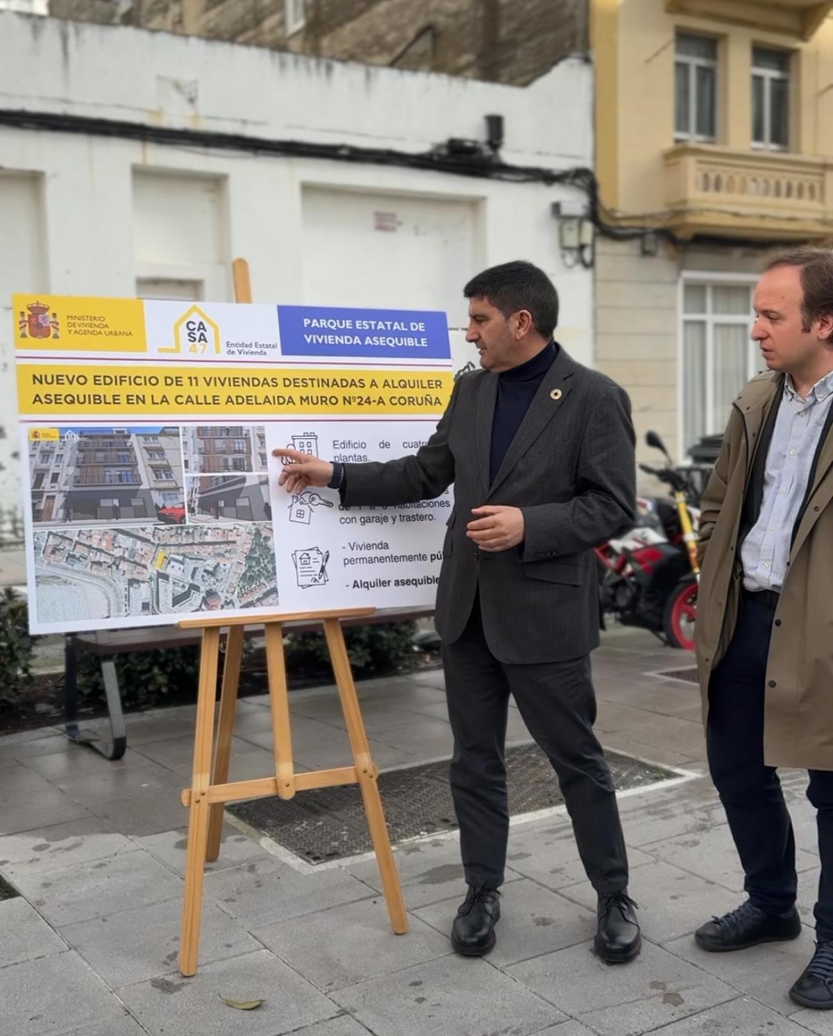 Blanco, en la adjudicación de un nuevo proyecto de redacción de obras en A Coruña