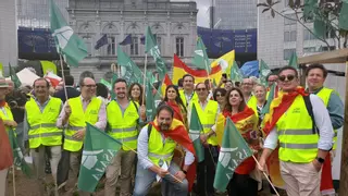 Asaja Córdoba participa en la movilización del campo europeo en defensa del "futuro de la PAC"