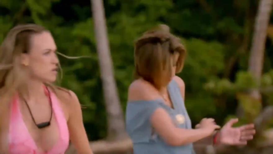 Almudena agrede a Sandra Barneda en La Isla de las Tentaciones