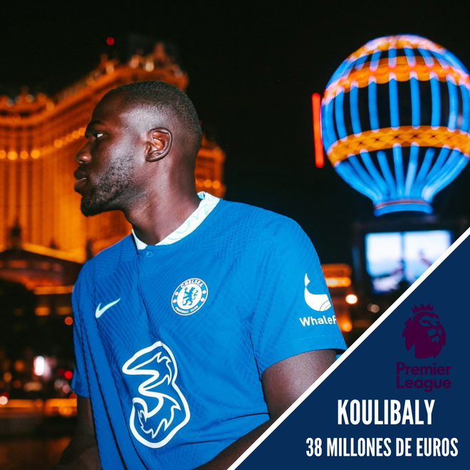 15. Kalidou Koulibaly - Del Nápoles al Chelsea - 38 millones €