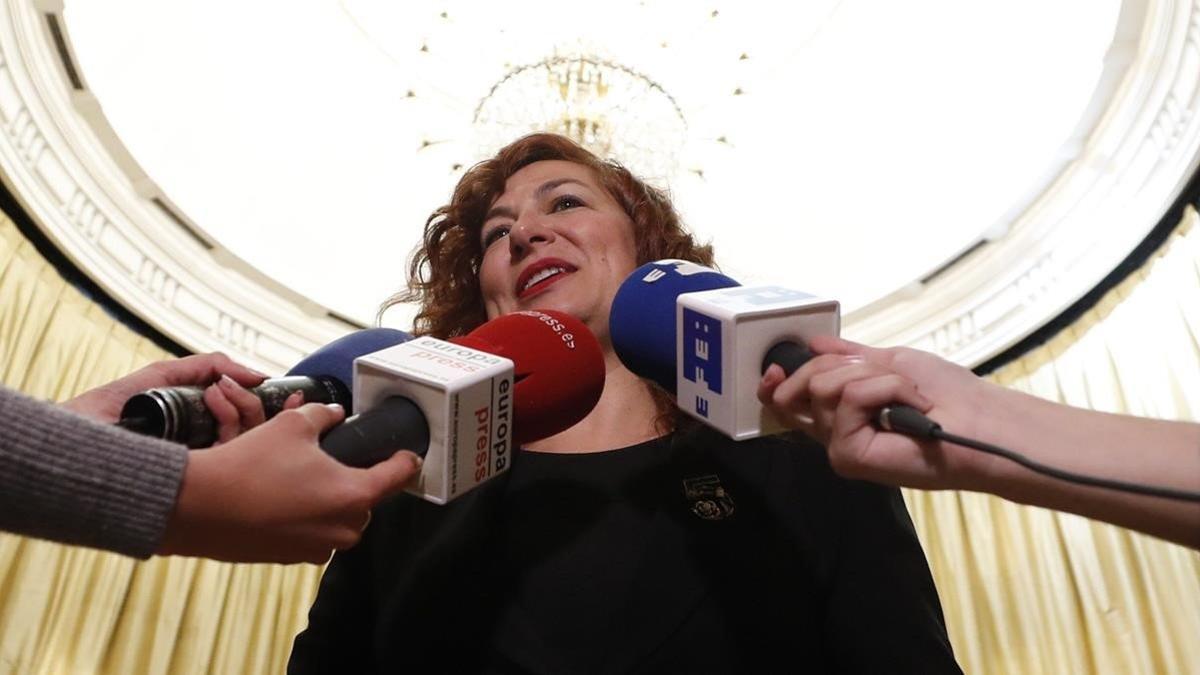 La presidenta de la SGAE, Pilar Jurado