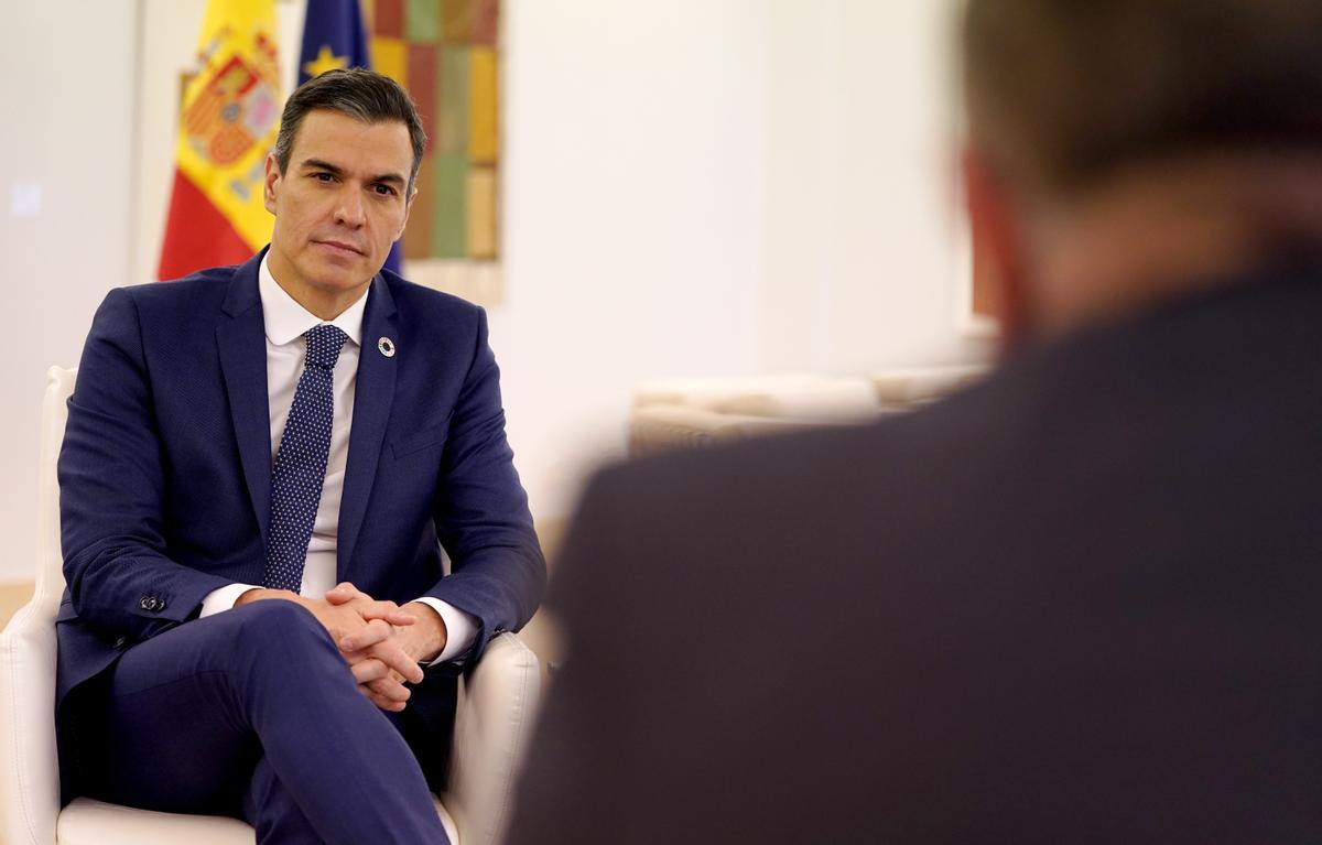 Entrevista con el presidente del Gobierno, Pedro Sánchez