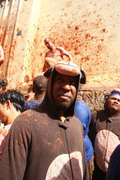 Instantes de la Tomatina 2016.