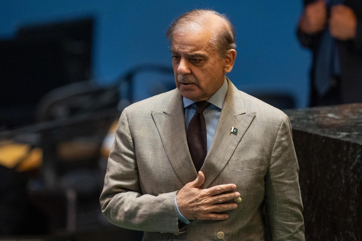 El primer ministro de Pakistán, Shehbaz Sharif.