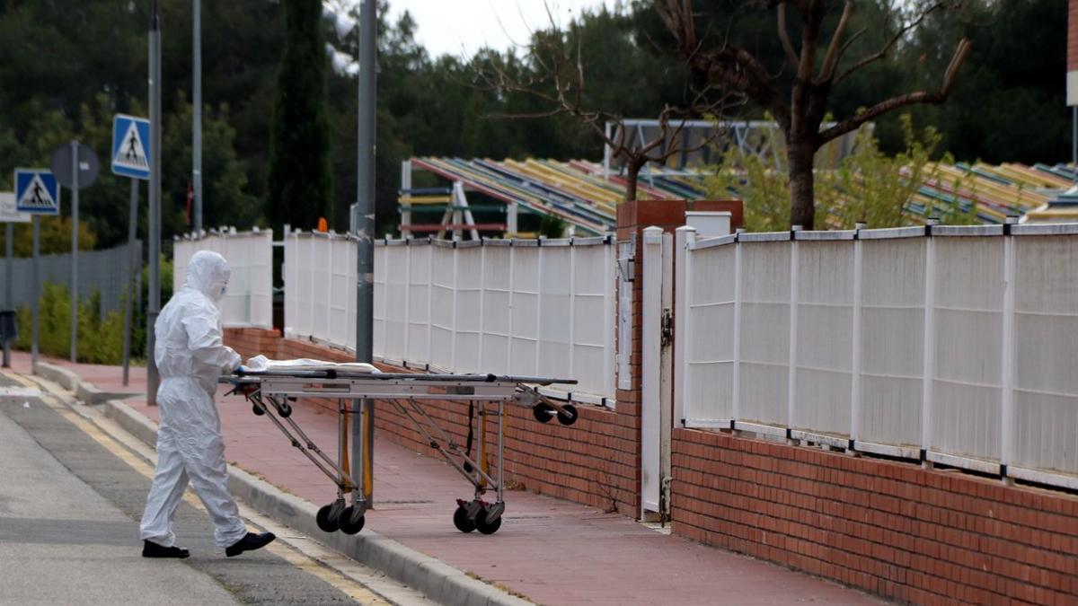 Actuación sanitaria en la residencia Els Pallaresos