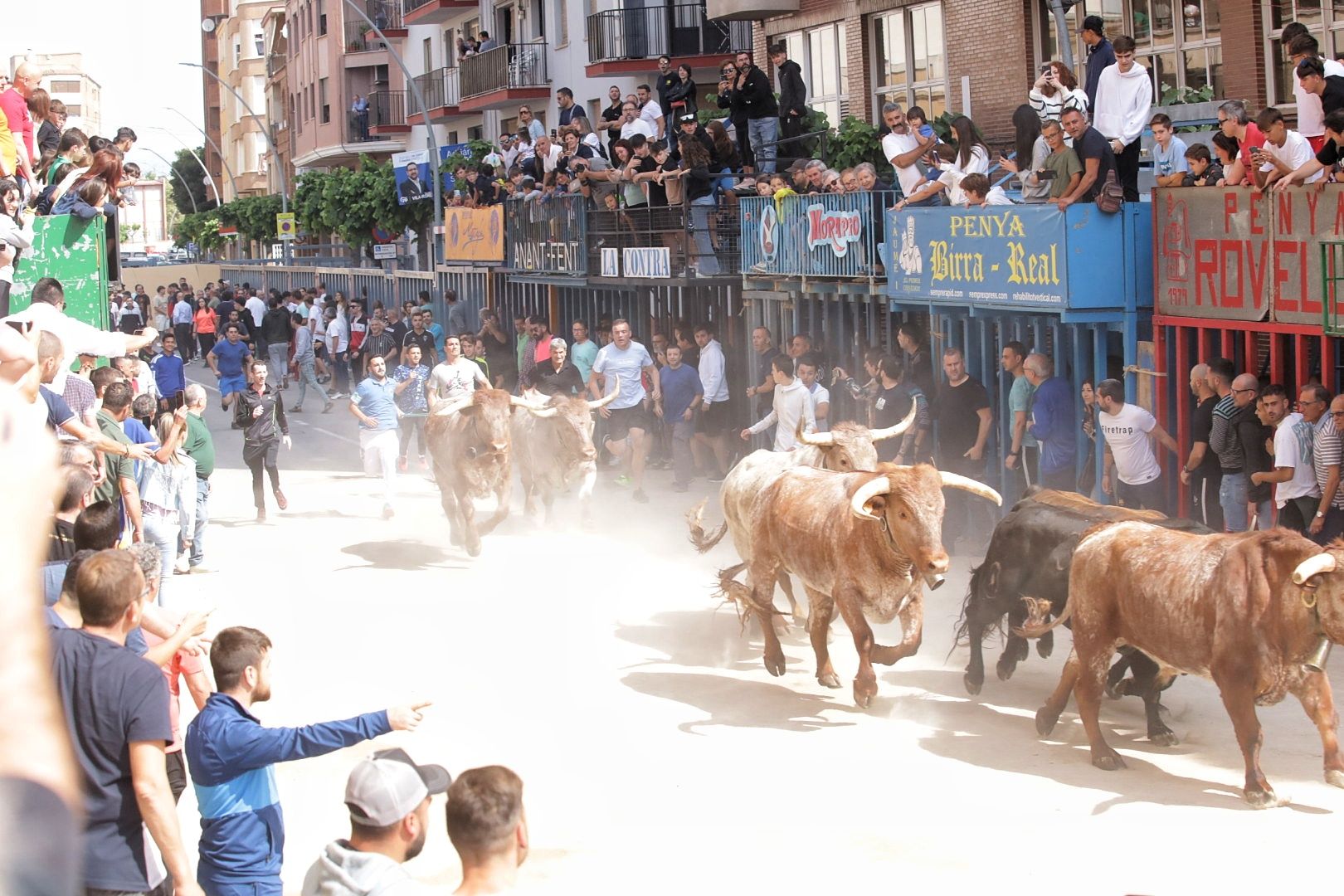 Segundo encierro de las fiestas de Vila-real