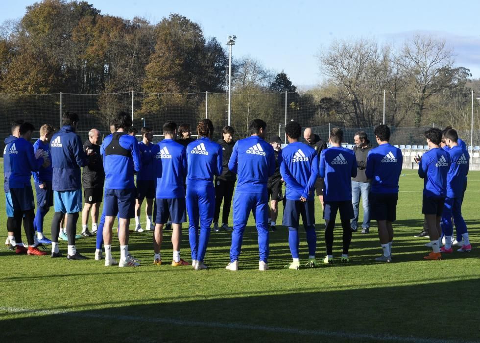 El Oviedo prepara el encuentro ante el Almería en