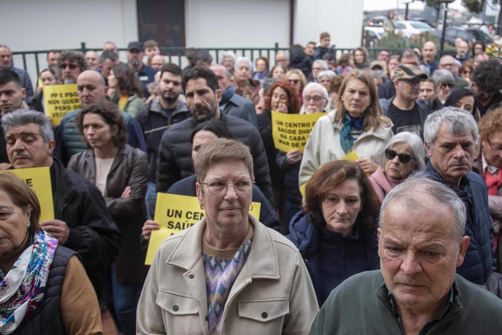 Protesta en Mera para exigir la mejora integral del centro de salud