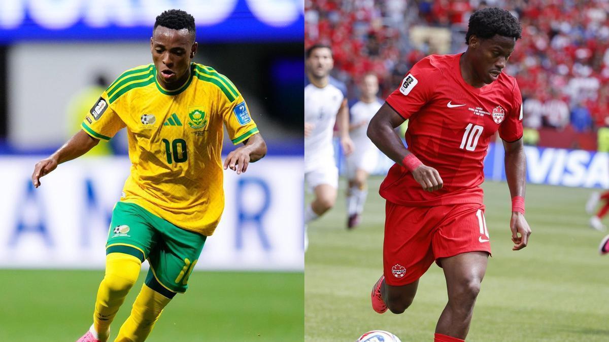 El sudafricano Relebohile Mofokeng y el canadiense Jonathan David